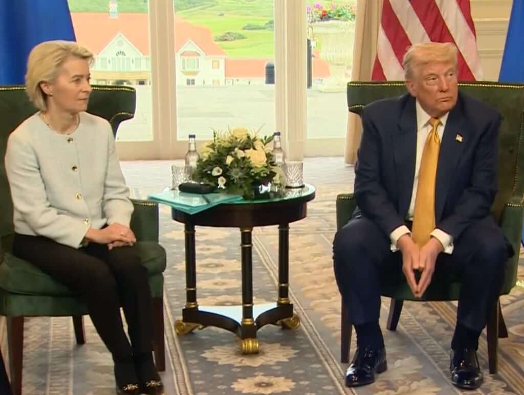 trump von der leyen