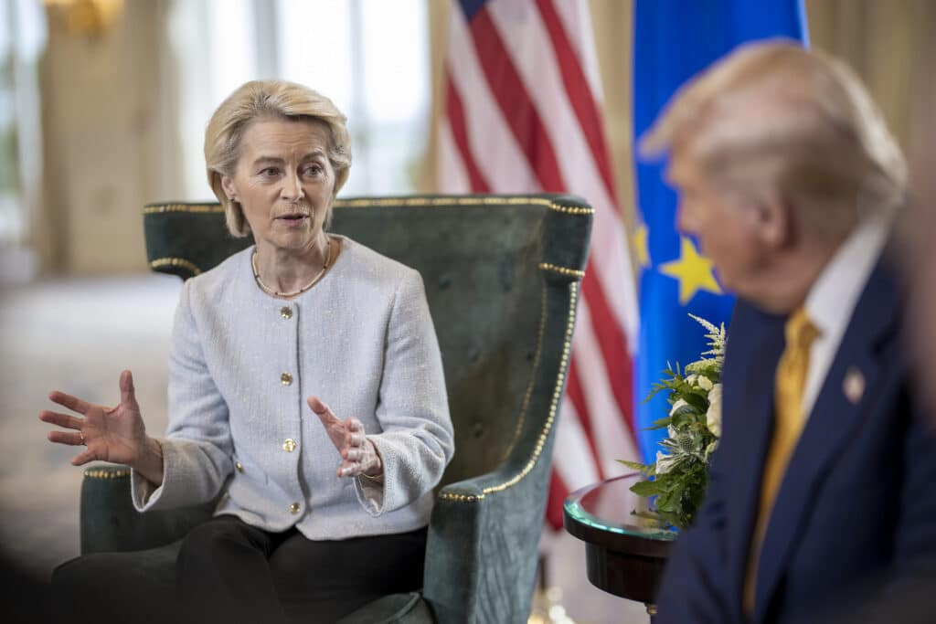 Trump von der leyen
