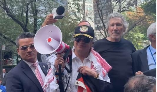 EUA, revogação do visto em Petro para protestos "imprudentes" em Gaza, juntamente com Roger Waters - Video