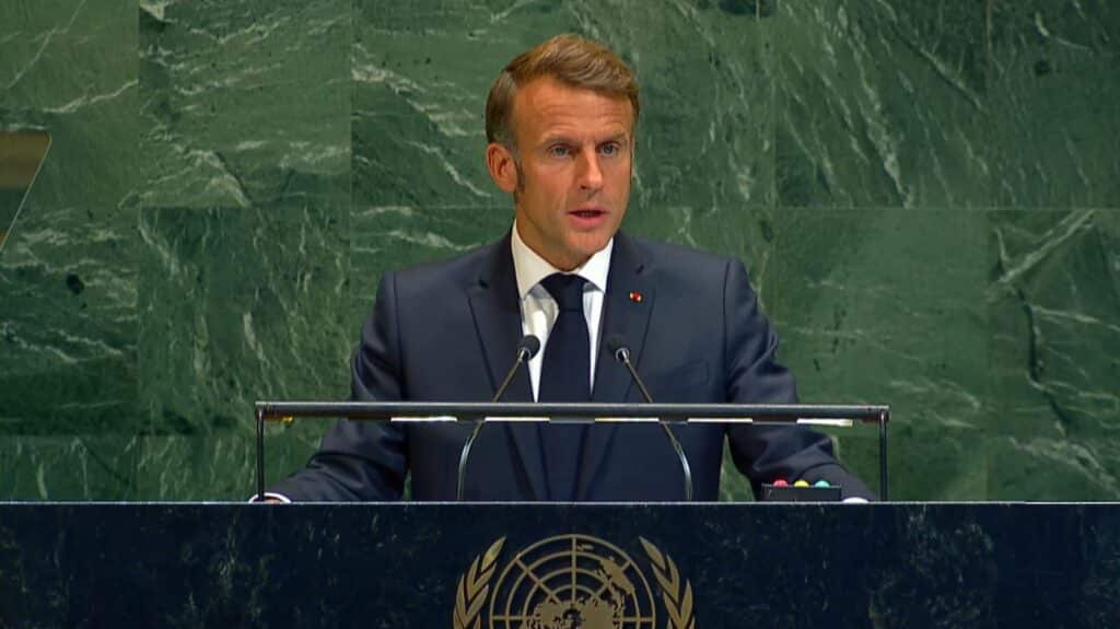 Macron: "A França reconhece o estado da Palestina"