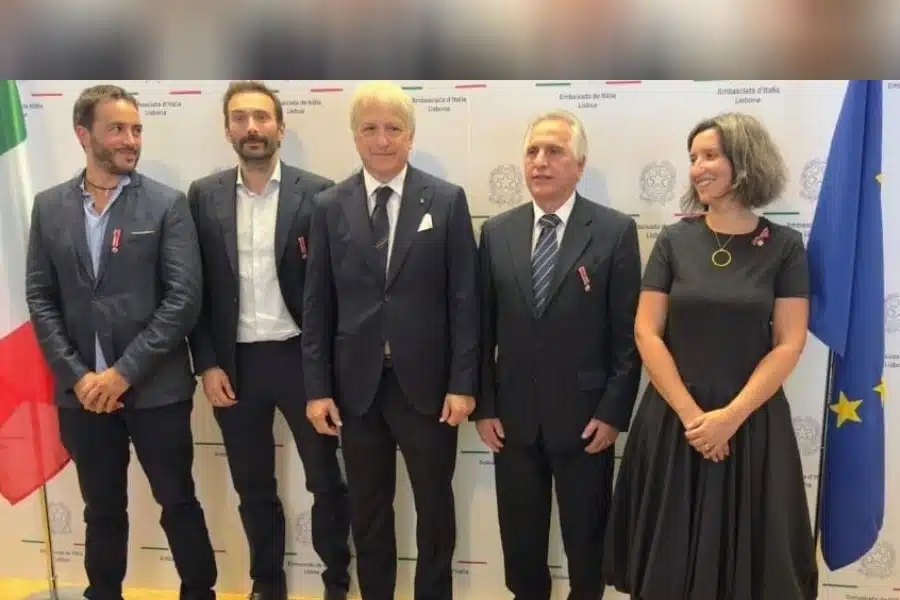 Em Lisboa quatro homenagens à Ordem da Estrela de Itália