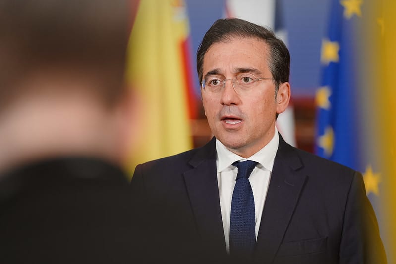 Irã, Ministro das Relações Exteriores da Espanha, Albares: Fomos claros desde o início na defesa do direito internacional