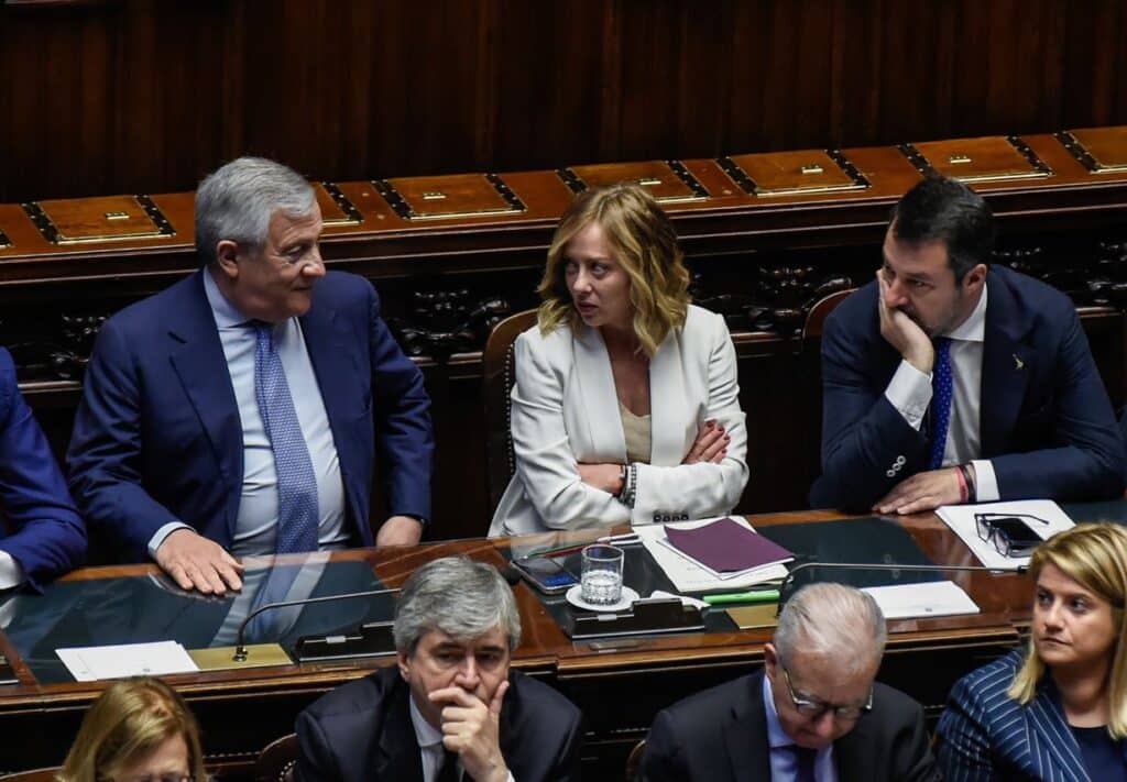 meloni salvini tajani maggioranza