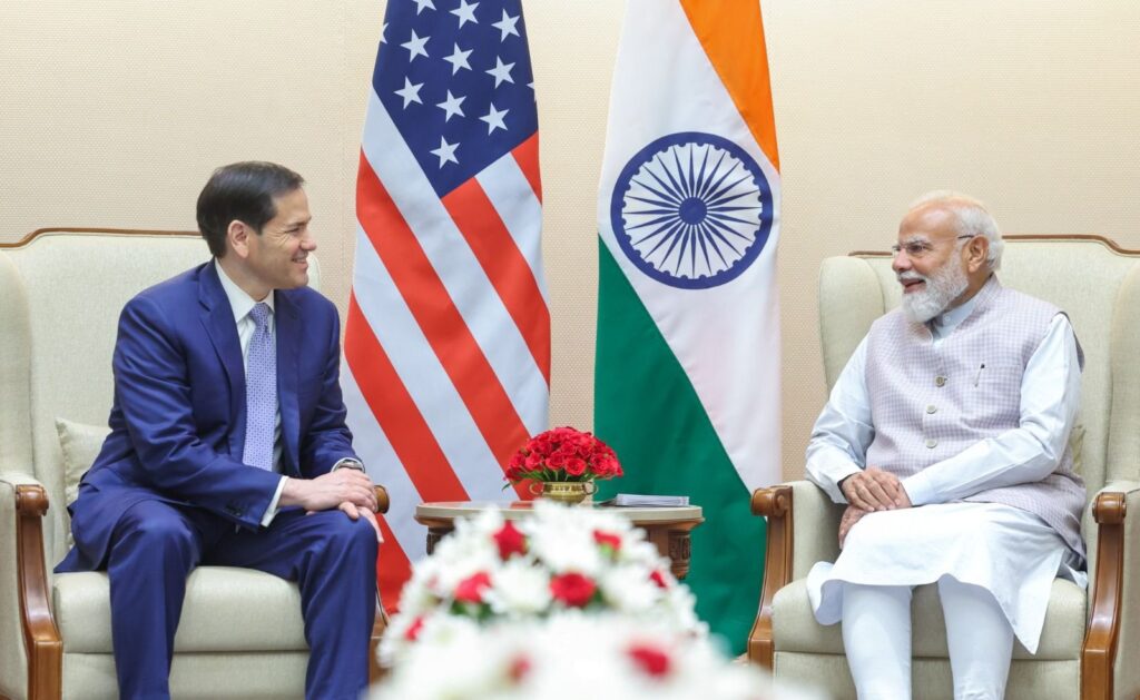 Índia-EUA: Rubio encontra Modi em Nova Delhi, conversa sobre parceria estratégica e segurança global