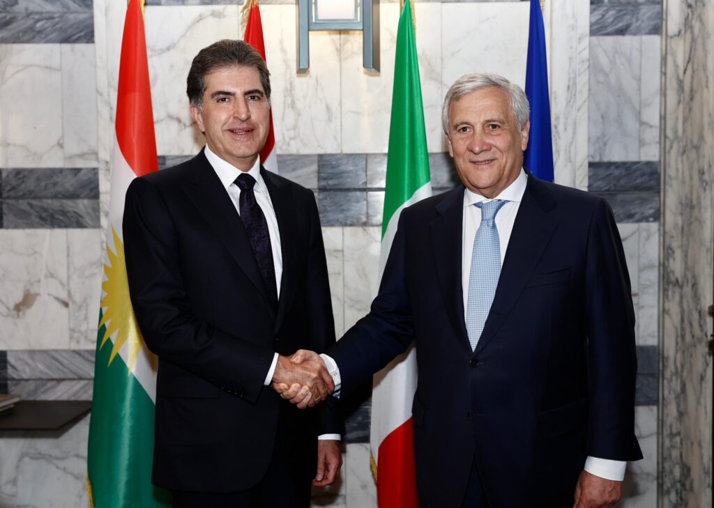 Itália-Iraque: Presidente curdo Barzani consolida laços e cooperação com visita a Roma