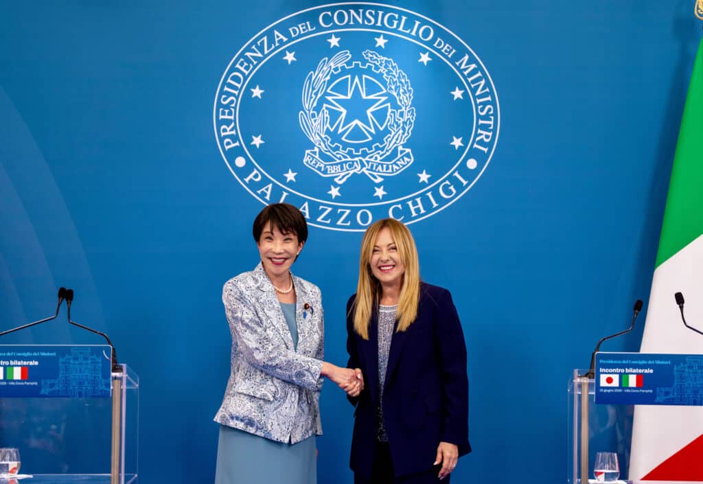 Cimeira Meloni-Takaichi em Roma, o eixo estratégico consolida-se tendo em vista o G7 em Evian