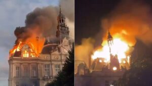 França, suspeito preso por incêndio na prefeitura de Limoges: "Ele é um ativista de extrema esquerda"